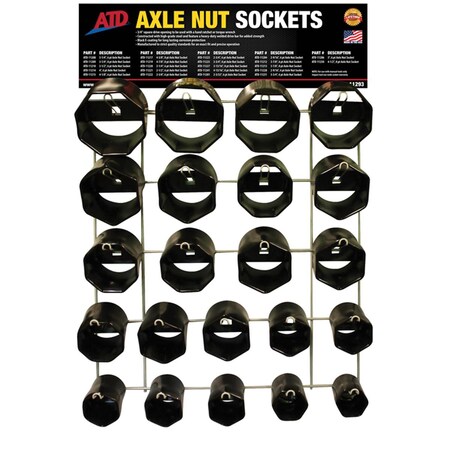 Atd Tools 3.75 in. x 6 PT Axle Nut Socket ATD-11231