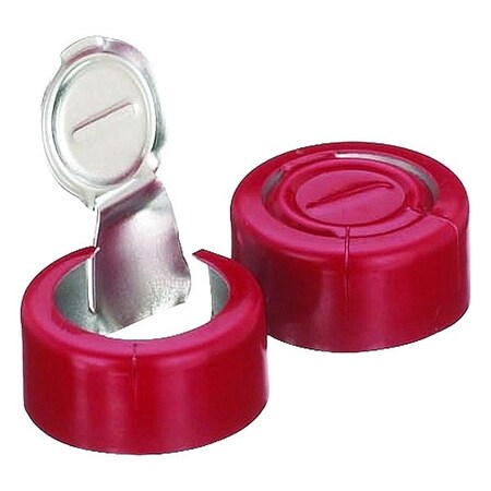 Wheaton Lab Bottle Caps, Red, 13 mm Dia, PK1000 224192-06