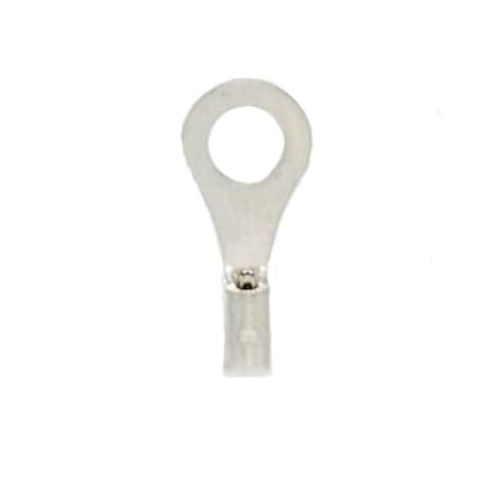 Nichifu Ring Terminal, #6 Stud Size, 20 AWG, 1000 PK 12406