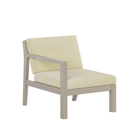Polybird BREEZE DEEP SEAT SECTIONAL PIECE RIGHT CHAIR        WEATHERWOOD POLYBIRD P102-WW-CACA