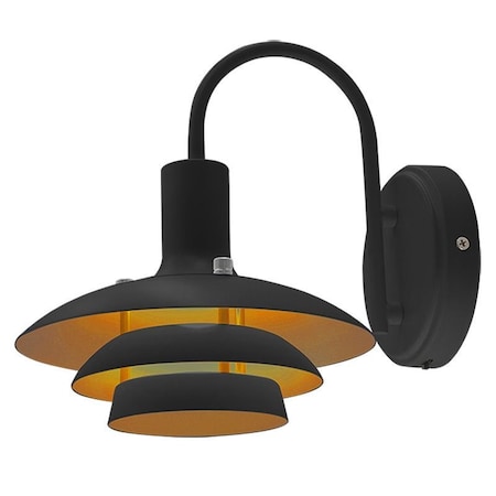 Westgate LCFL WALL SCONCE 10W 5CCT TRIAC DIM BLACK, 27K/30K/35K/40K/50K LCFL-WS-BG