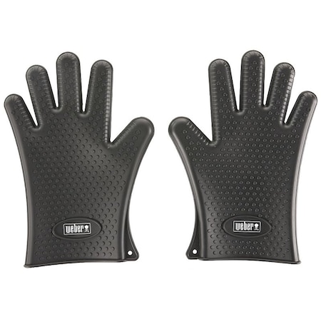 Weber Gloves Grilling Silicone Black 7017