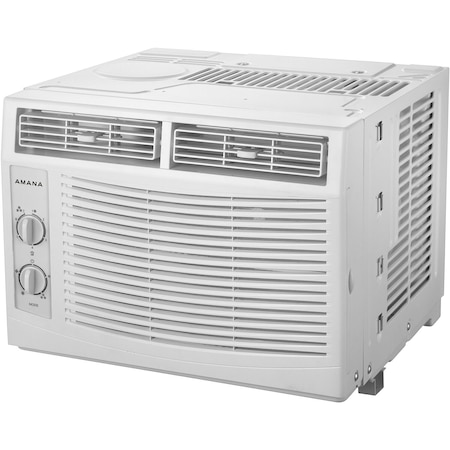 Amtac 5,000 BTU 115V Window-Mounted Air Conditioner with Mechanical Controls AMAP050EW
