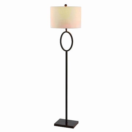 Jonathan Y April 61" Metal Modern Contemporary LED Floor Lamp, Oil Rubbed Bronze JYL1089B