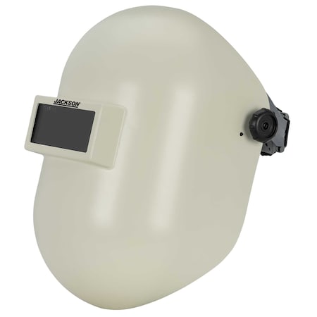 Jackson Safety Welding Helmet, Ratchet, Fiberglass, White 14321