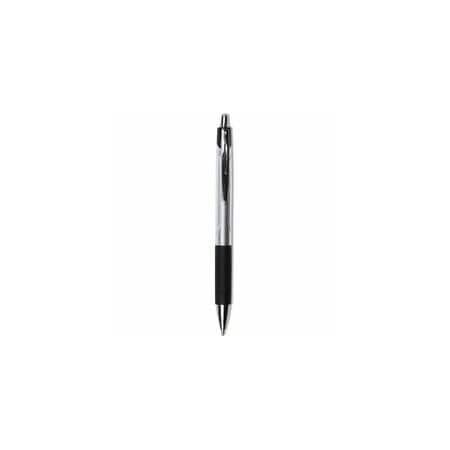 Universal One Ballpoint Pen, RT, Gel Ink, Black, 12PK UNV168V BLK