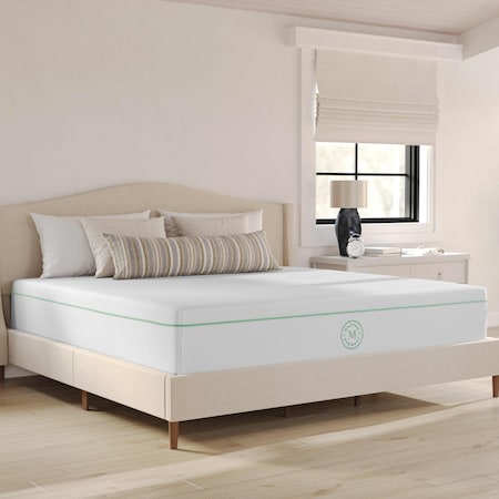 Martha Stewart SleepComplete 12 Inch King Medium Firm Triple-Action Cooling Gel Memory Foam Mattress CL-MODD1-12K-MS