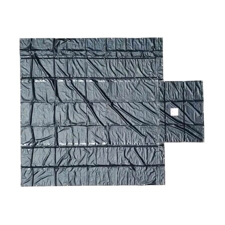 Mytee Products Airbag / Parachute Fabric UltraLight Lumber Tarp 16x27 4ft Drop - Black LT4FT-AB