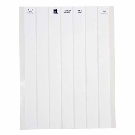 Brady LaserTab Polyester Labels, Pack of 10000 Labels, 10000PK LAT-7-747-10