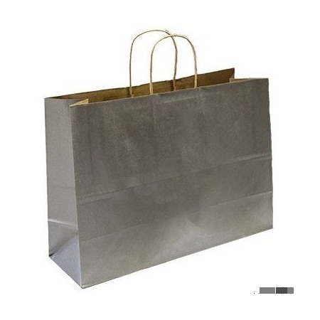 Duro Bag 16X6X12 Sterling Silver/Kraft, 250PK STVSS