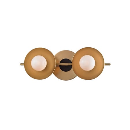 Hudson Valley Lighting Julien 2 Light Bath And Vanity 13 In. Aged Brass 9802-AGB