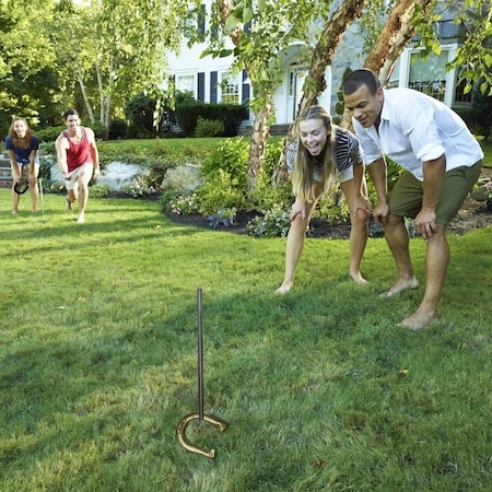 Franklin Sports Horseshoes Set, Cast Iron 50020