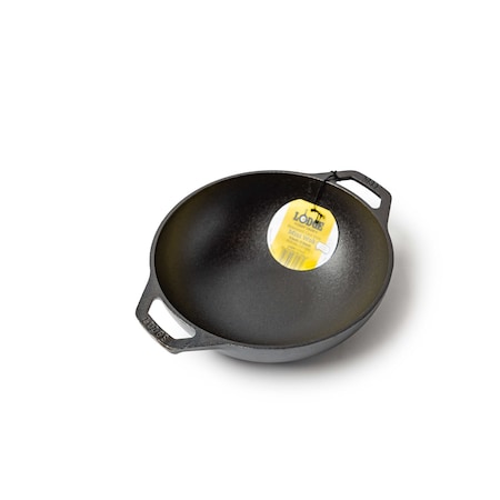 Lodge 9 Inch Cast Iron Mini Wok, 3PK L9MW
