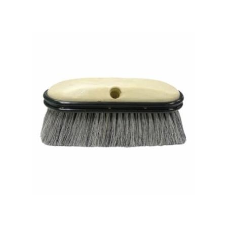 Weiler Truck Wash Brushes, 9 1/2 in Foam Block, 2.5 in Trim, Flagged Grey Fiber Fill 804-44318