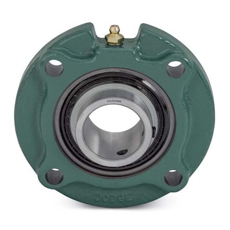 Dodge Industrial Setscrew Ball Bearing, SC Normal Duty Piloted Flange 124236 FC-SC-107