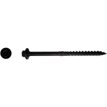 Big Timber No, 17 x 4'' Hex Head Black Structure Screw, 25 Ct. BL174-25