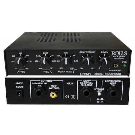 Rolls Signal Processor used for fine microphone and vocal control HR341