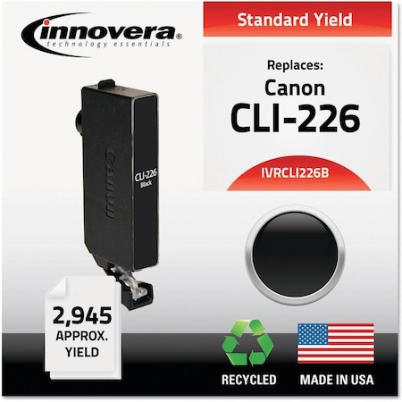 Innovera Ink Cartridge, Black, Canon, Max. Page 2945 IVRCLI226B
