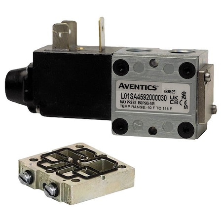 Aventics Solenoid Air Con Valve, Four-Way, 150 psi L01SA4874000061