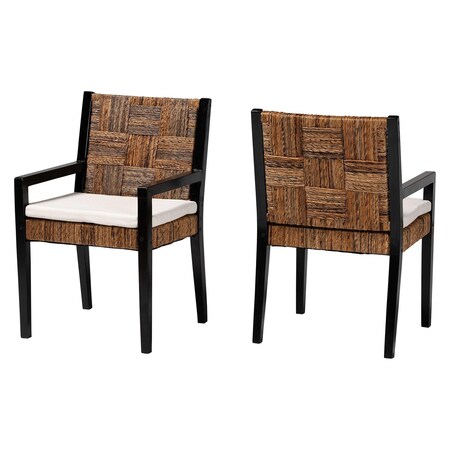 Bali & Pari Raniya Natural Seagrass Armchair 267-2PC-14579-ZORO
