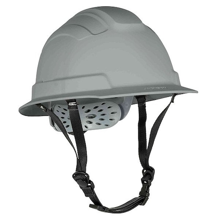 Jackson Safety Hard Hat, Full Brim, BLOCKHEAD2, Gray 22508