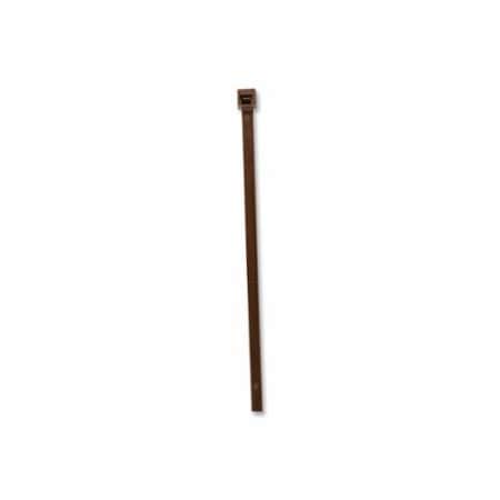 Anchor Brand General Purpose Cable Tie, 50 lb Tensile Strength, 11.1 in L, Brown, 100 EA/BG, 100PK 102-1150BRN