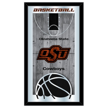 Holland Bar Stool Co Oklahoma State 15" x 26" Basketball Mirror MBsktOKStUn