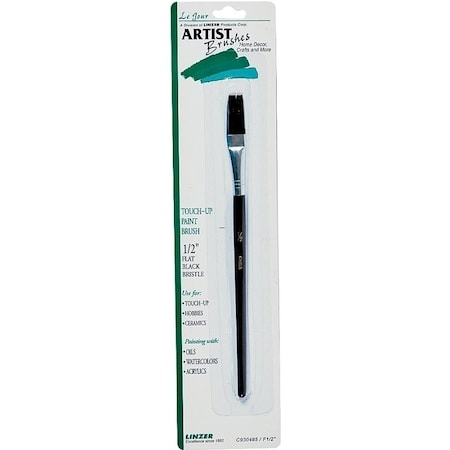 Linzer Artist Paint Brush, 5 Brush, 12 in L Trim, Wood Handle C9304#5