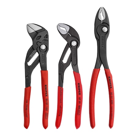 Knipex Plier Set, 7.25 in L; 8 in L 9K 00 80 156 US