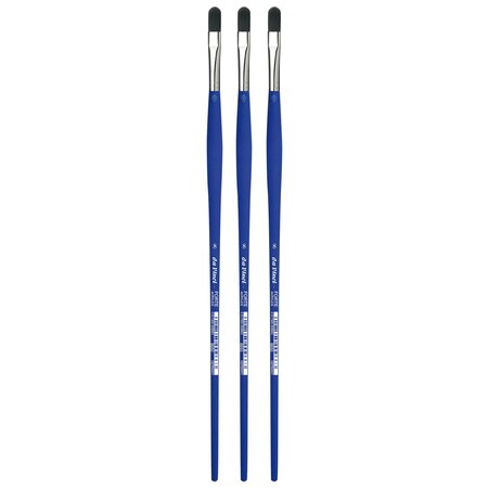 Da Vinci FORTE-Acrylics Student Brush, Synthetic, Acrylic & Oil, Filbert, Series 8650, Size 8, 3PK VA-8650_8