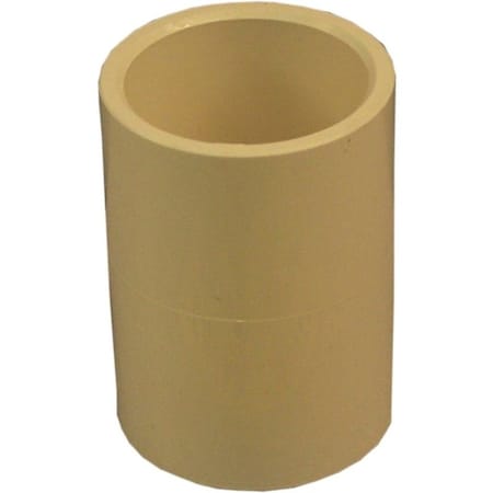 Nibco Pipe Coupling, 1 in, CPVC, SCH 40 Schedule T00055C