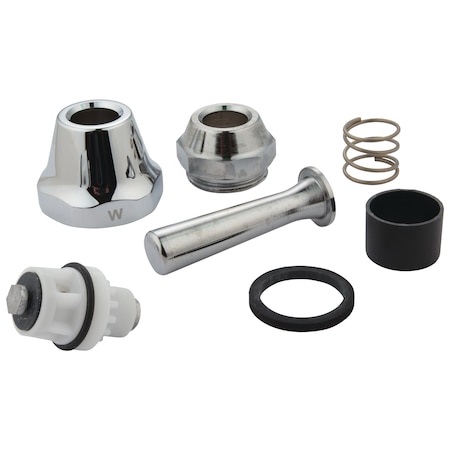 Delta Commercial Instit Parts Single Lever Universal Teck(R)-Valve Handle Kit (76602) In Chrome 060801A