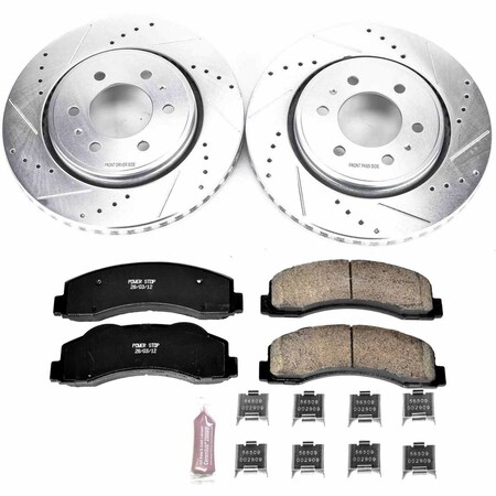 Powerstop FRONT 1 CLICK BRAKE KIT W/ HARDWARE K3167