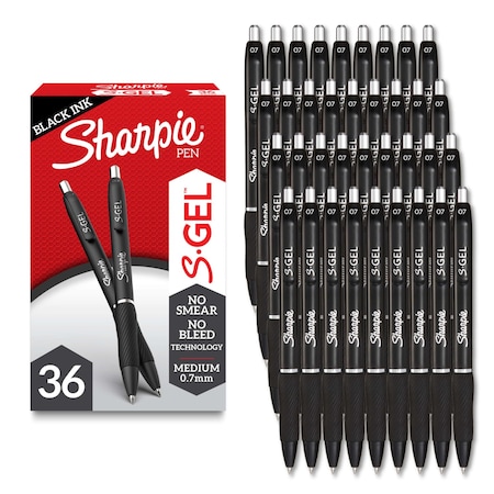 Sharpie Pen, Retractable, 36 PK 2096193