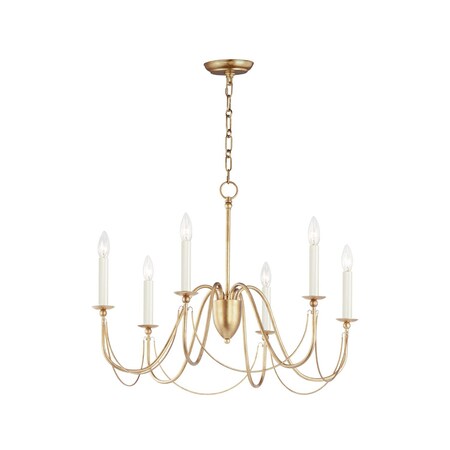 Maxim Plumette 6-Light Chandelier 12166GL