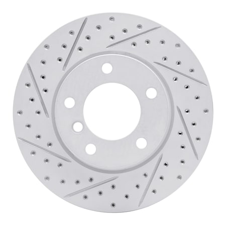 Dynamic Friction Co DFC Geoperformance Rotor - Drilled and Slotted 830-31027L