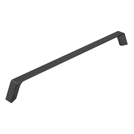 Richelieu 10 1/8 in (256 mm) Center-to-Center Matte Black Contemporary Cabinet Pull BP7348256900