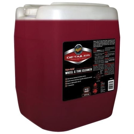 Meguiars Non-Acid Wheel and Tire Cleaner, 5 Gallon Pail D14305