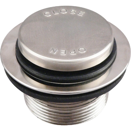 Do It Best Foot Lok Stop Bathtub Drain Stopper with Brushed Nickel Finish 826-20DBN