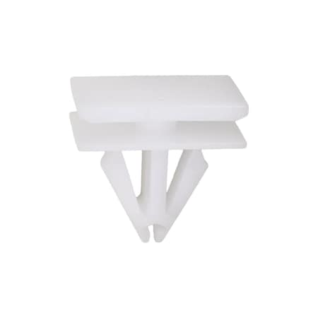 Auveco Ford Moulding Clip, White Nylon, 25PK 22099