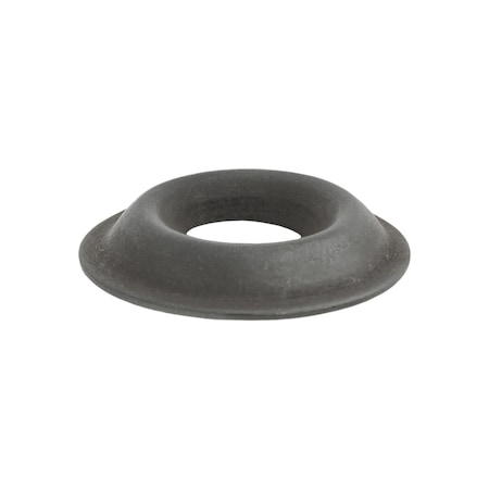 Auveco #8 Flanged Countersunk Brass Finish Washer Black Zinc, 100PK 16009