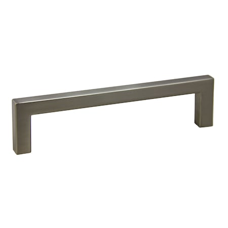 Pride Industrial 5-1/2in Modern Square Cabinet Pull with 5in Center to Center Satin Nickel Finish P87227SN