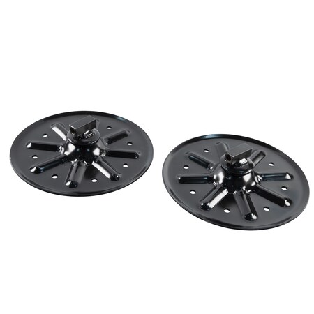 Lippert 9IN ROUND FOOT PADS FOR LANDING GEAR JACK (RAW) 210475