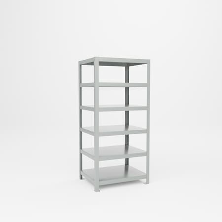Pucel All Welded Rack, 30 in W x 24 in D x 65 in H, Gray PE-2430