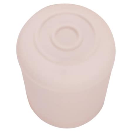 Prosource Furniture Leg Tip, Round, Rubber, White, 1-1/4 in Dia, 1.7 in H FE-50647-B
