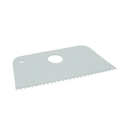 Detectamet Detectable Scraper - Large Flexi Serrated Edge White 523-S091-T097-P06