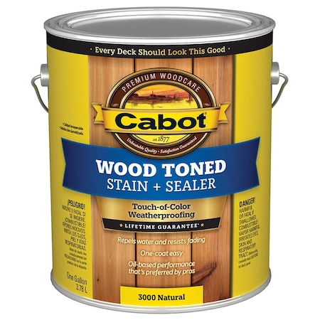 Wood Toned Gal Cabot Natural Deck & Siding Stain 3000