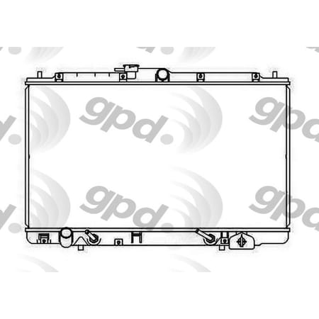 Global Parts Distributors Radiator 2554C