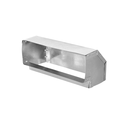 Gaf Master Flow 3-1/4 in. x 10 in. Short Way Rectangular Elbow 90E3.25X10