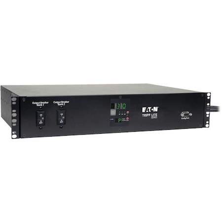 Eaton Tripp Lite Series 5.8kW Single-Phase Local Metered Automatic Transfer Switch PDU 2 200-240V PDUMH30HVAT